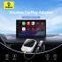 Baseus Wireless CarPlay Adapter for iPhone - Converts Wired CarPlay to Wireless, Plug & Play CarPlay for Cars from 2017 & for iPhone iOS 10+, Prime Trip Safe Journey, Only for Apple CarPlay - Grey